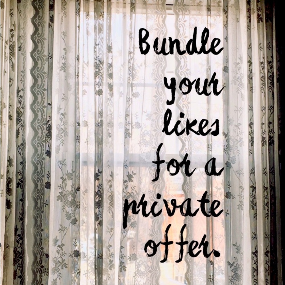 Just make a bundle and I can offer you a great deal♥️♥️♥️